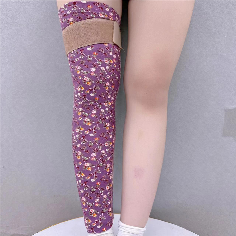 Nueva rodilla impresa rodilla de verano antifrío articulaciones frías protección de rodilla de invierno caliente rodilla (un par de paquetes) image 10