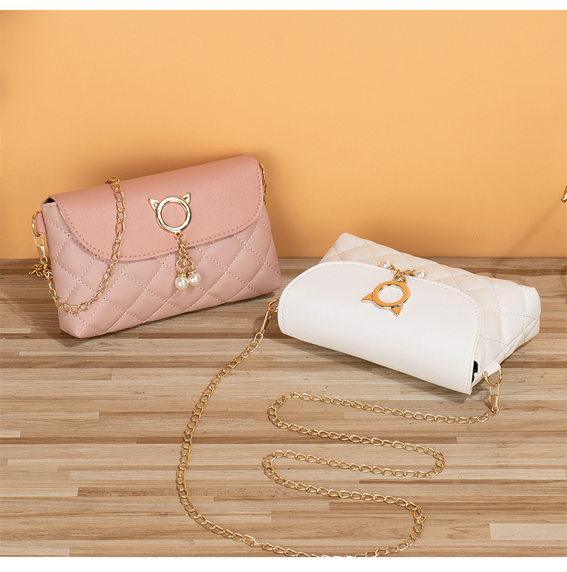 Magnetic Buckle Closure Type Single Shoulder Strap Strap Type Women's All Seasons Pu Leather Elegant Shoulder Bag