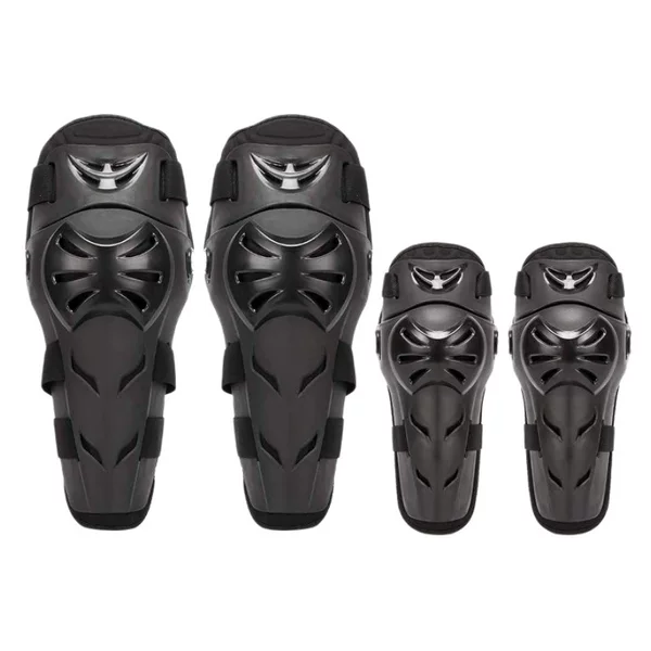 Motorcycle knee pads, summer off-road riding equipment, motorbike rider knee pads, elbow pads, racing anti-fall four-piece set