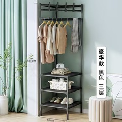 国境を越えた売れ筋の家庭用コーナー コート ラック、床置き型洋服ラック、多層収納ラック、寝室のベッドサイド シューズ ラック卸売