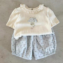 新款童女夏季套装2026洋气婴幼儿衣服夏装薄款宝宝分体两件套a类