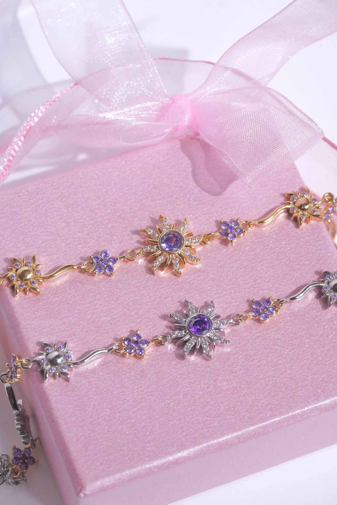 Bracelets Classification Copper Chain Material Holiday, Daily Occasion Wholesale Jewelry Vacation Classic Style Flower Copper Plating Bracelets