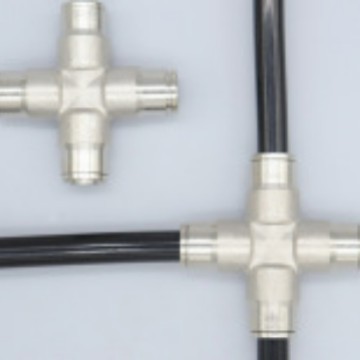 9.52 asiento de pulverización de conexión rápida accesorio de humidificador textil de pulverización de atomización de alta presión tubo de PE de alta presión conector de conexión rápida