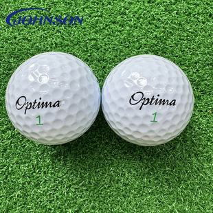 Johnson Manufacturer Direct Hair Color Printing Golf Ball Export Quality 2-Layer White Competition Ball Accepts Customization