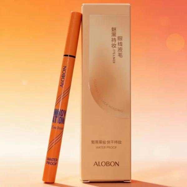Yabon Black Long-Lasting Eyeliner Pen, Smudge-Proof, Waterproof, Sweat-Resistant, Non-Smudging Eyeliner Pen, Popular Cross-Border Dropshipping