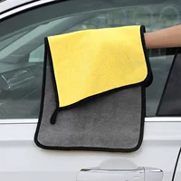 Автомойка полотенце из микрофибры Коралловый бархат двухсторонний цвет тряпки полотенце утолщение