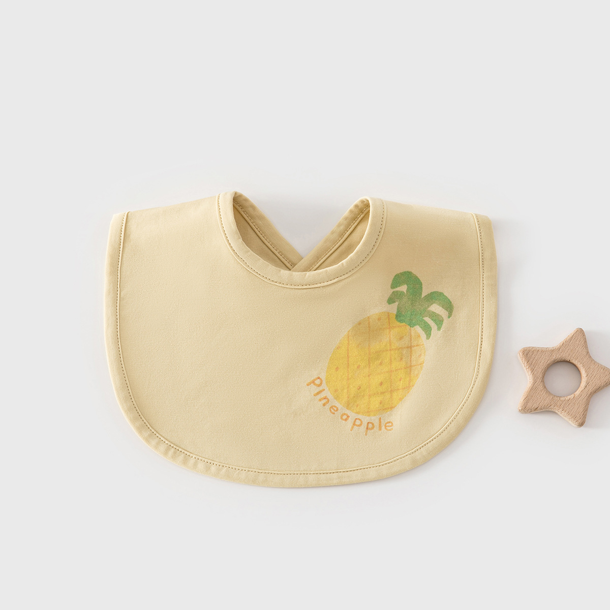 Primavera y verano, buñuelo para bebés, doble capa de algodón, toalla de agua para bebés, toalla de absorción de leche, buñuelo de fruta para bebés