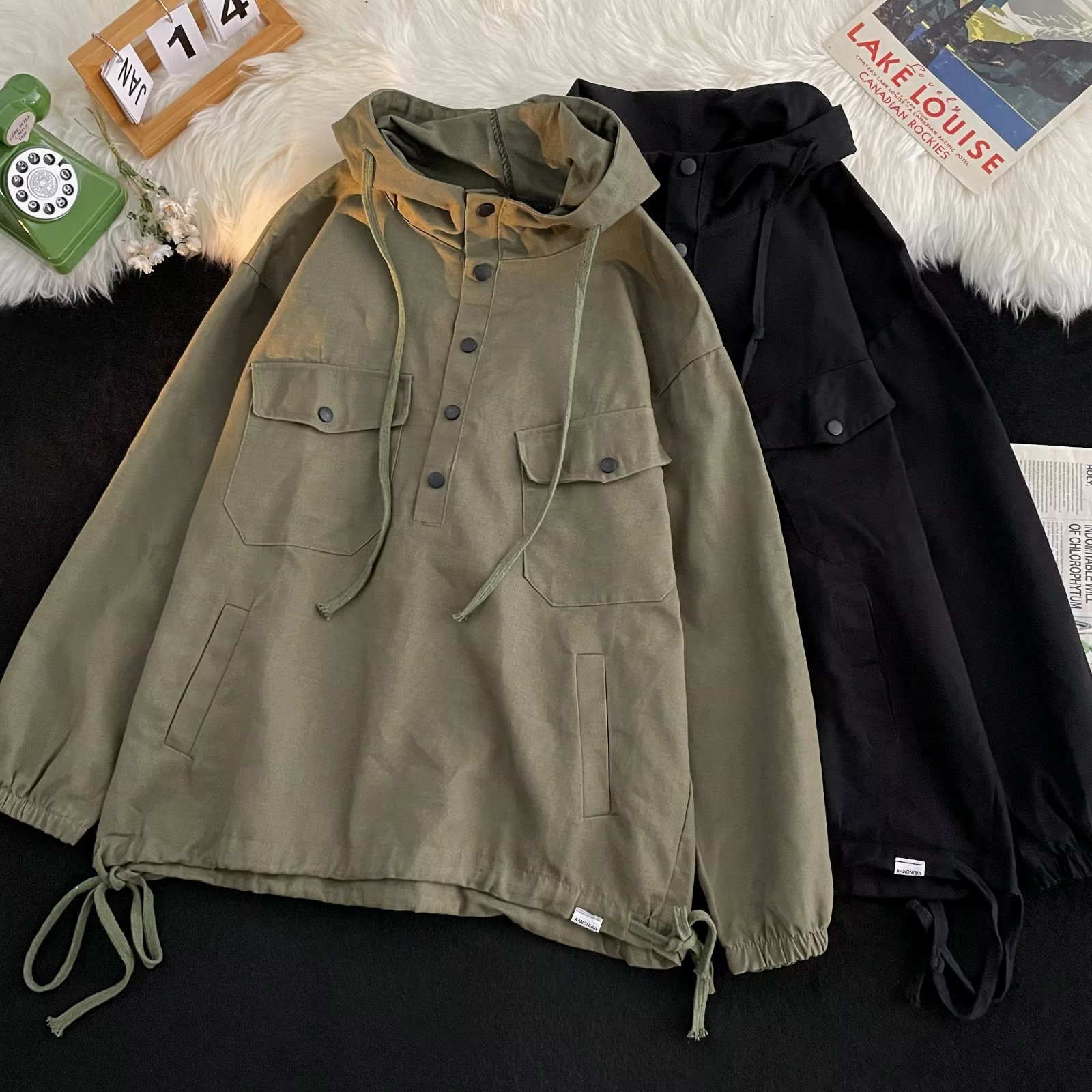 Men's Stormtrooper Hoodie Jacket Versatile Hip Hop Streetwear_voghion.com