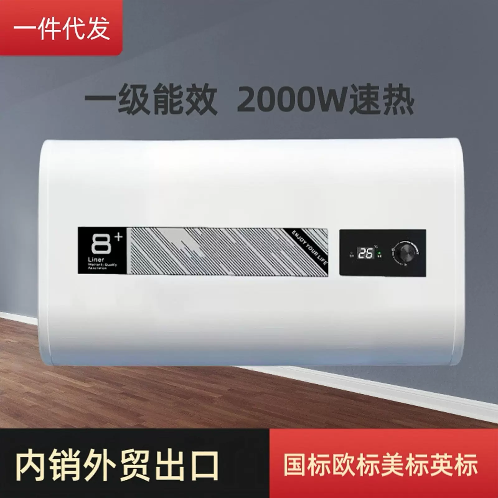 先科新款民宿租房公寓酒店出口定制贴牌电热水器家用洗澡