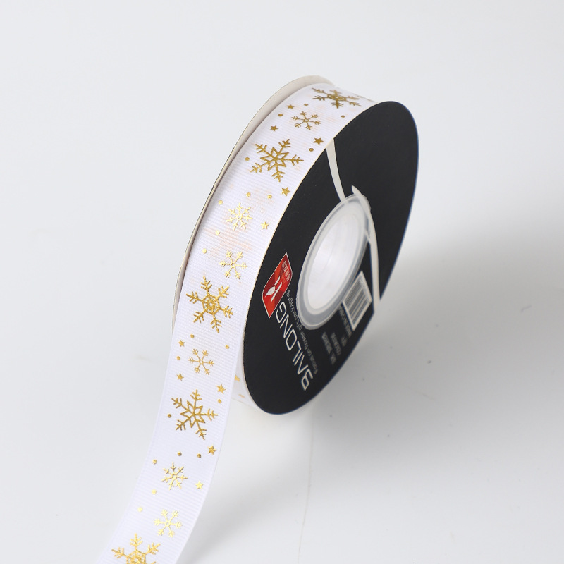 Flores de Navidad decoración cinta roja verde Nochebuena regalo caja de regalo cinta hecha a mano DIY cinta