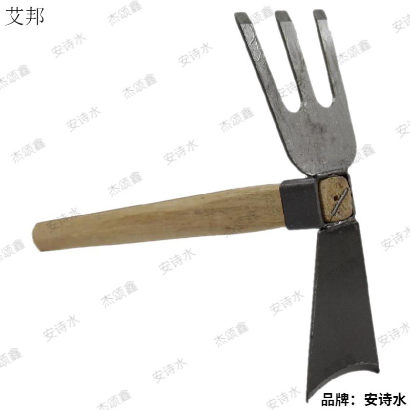 户外种菜神器开荒除头小锄头户外钓鱼植物工具锄翻土农耕小型