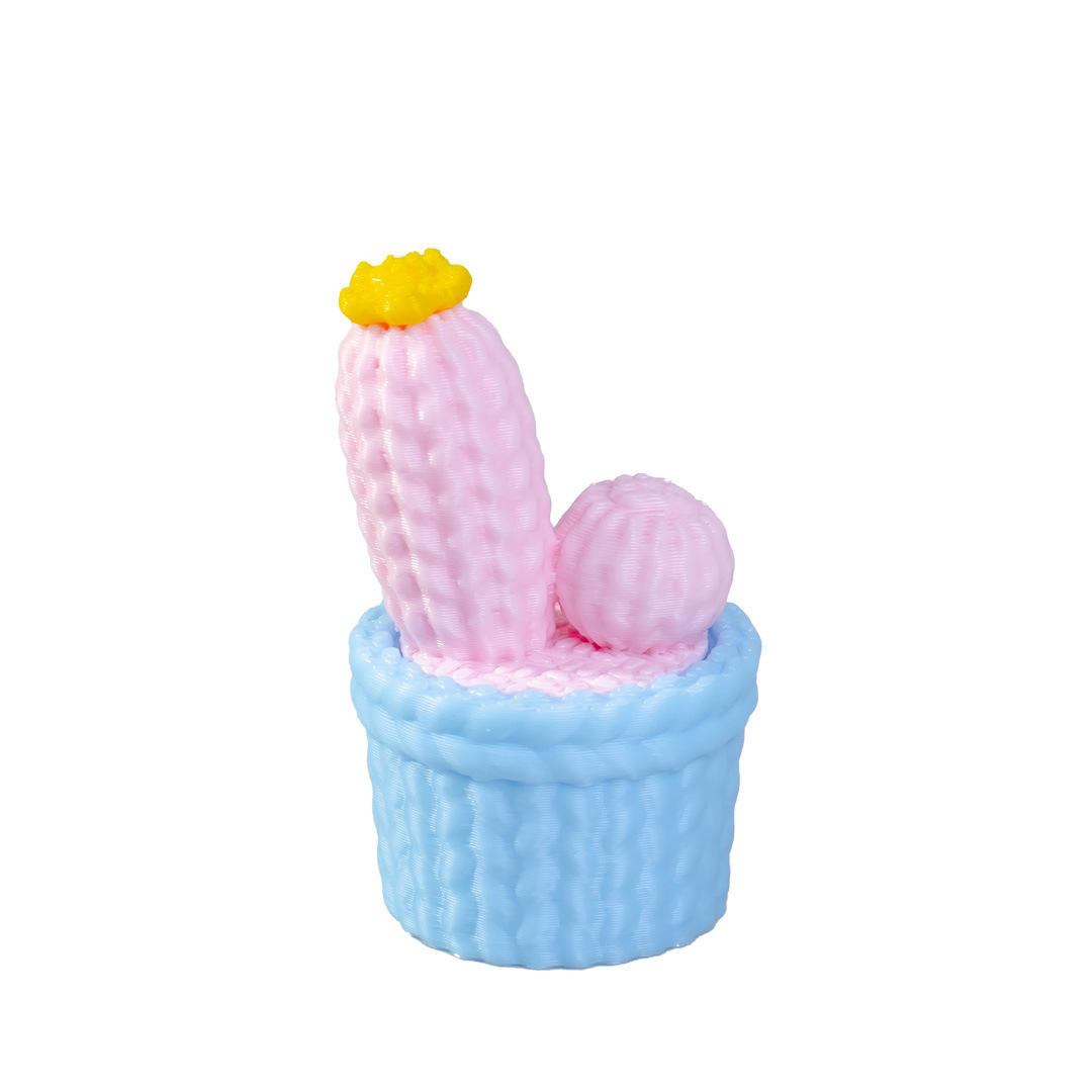 High-Appearance Value Car Interior Knitted Resin Craft Accessories, Cactus Gardening Desktop Decoration Trendy Small Ornaments 5