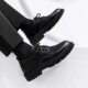 Cross-border Small Explosions Casual Leather Shoes Autumn Breathable Thick-soled British Style All-match Non-slip Soft-soled Work Board Trendy Shoes