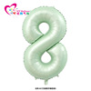 Green digital balloon, spring matcha, decorations suitable for photo sessions, new collection, 40inch