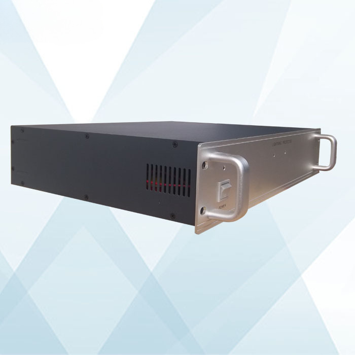 Sistema de radiodifusión de pararrayos de tierra introducido automáticamente por rayos de altavoces al aire libre