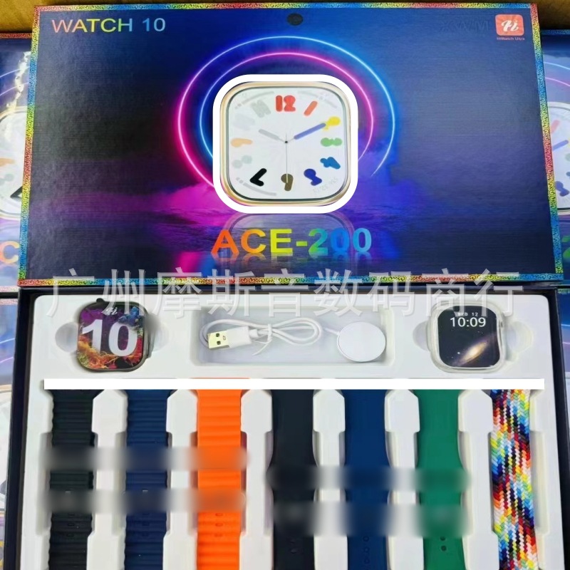 2025 nuevo reloj inteligente ACE220 para hombre multifunción Bluetooth teléfono deporte Huaqiangbei S10 pulsera inteligente