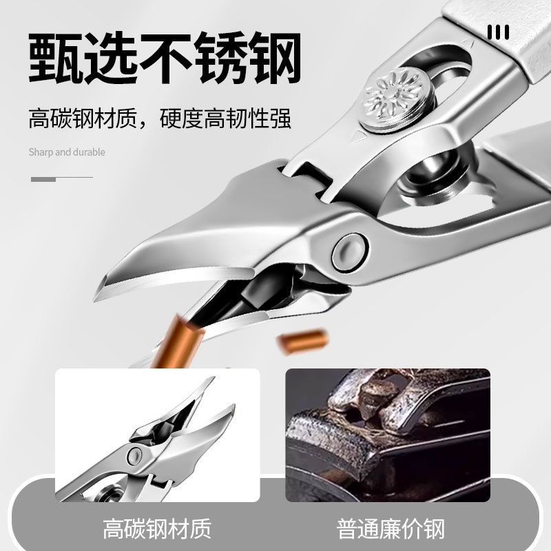 Stainless steel nail scissors, anti-splashing, manicure set