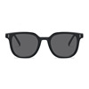 Square fashionable trend yellow retro sunglasses suitable for men and women, high quality glasses, internet celebrity