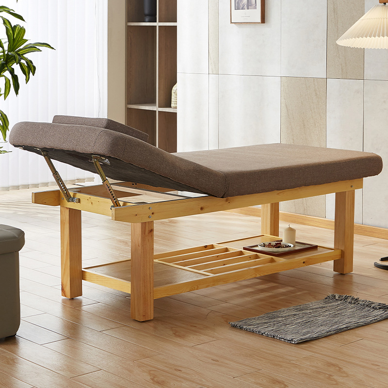 Cama de belleza de madera maciza salón de belleza masaje especial cama de fisioterapia medicina tradicional china cama de masaje tatuaje bordado cama oreja recogiendo cama eléctrica