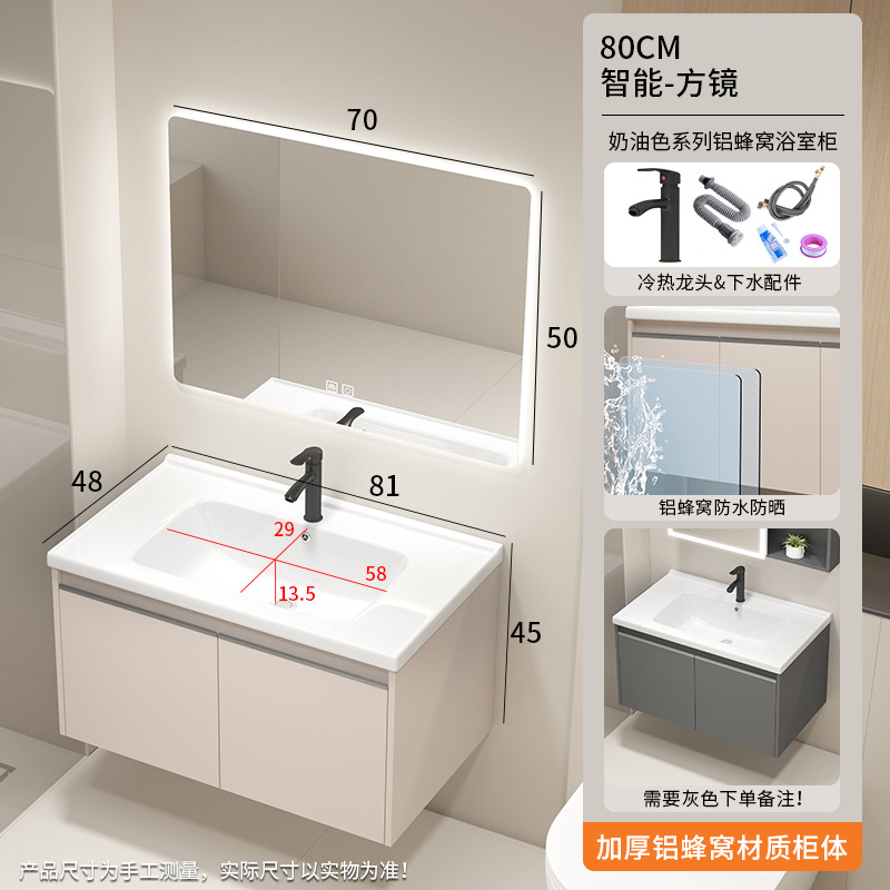 lavabo de abeja de baño gabinete de lavabo de cerámica combinado lavabo de lavabo de pequeño tipo de casa lavabo de mano balcón