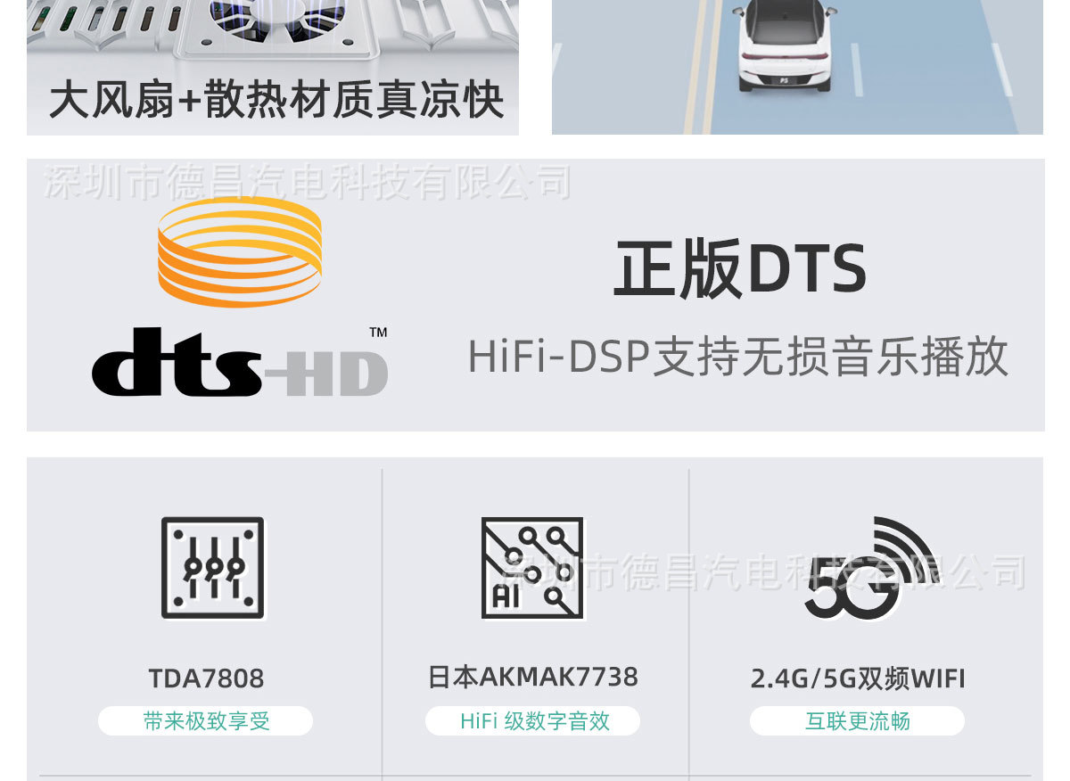 Cross-Border 7870 Android Navigation 9/10/ 12.3inch / 13inch Car Dvd Bluetooth Radio Gps Multimedia