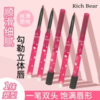 Карандаш для губ RichBear Sketch Lip Liner «все в одном» обрисовывает стерео полную форму губ, туман для губ 6D, комический карандаш для губ с пухлыми губами