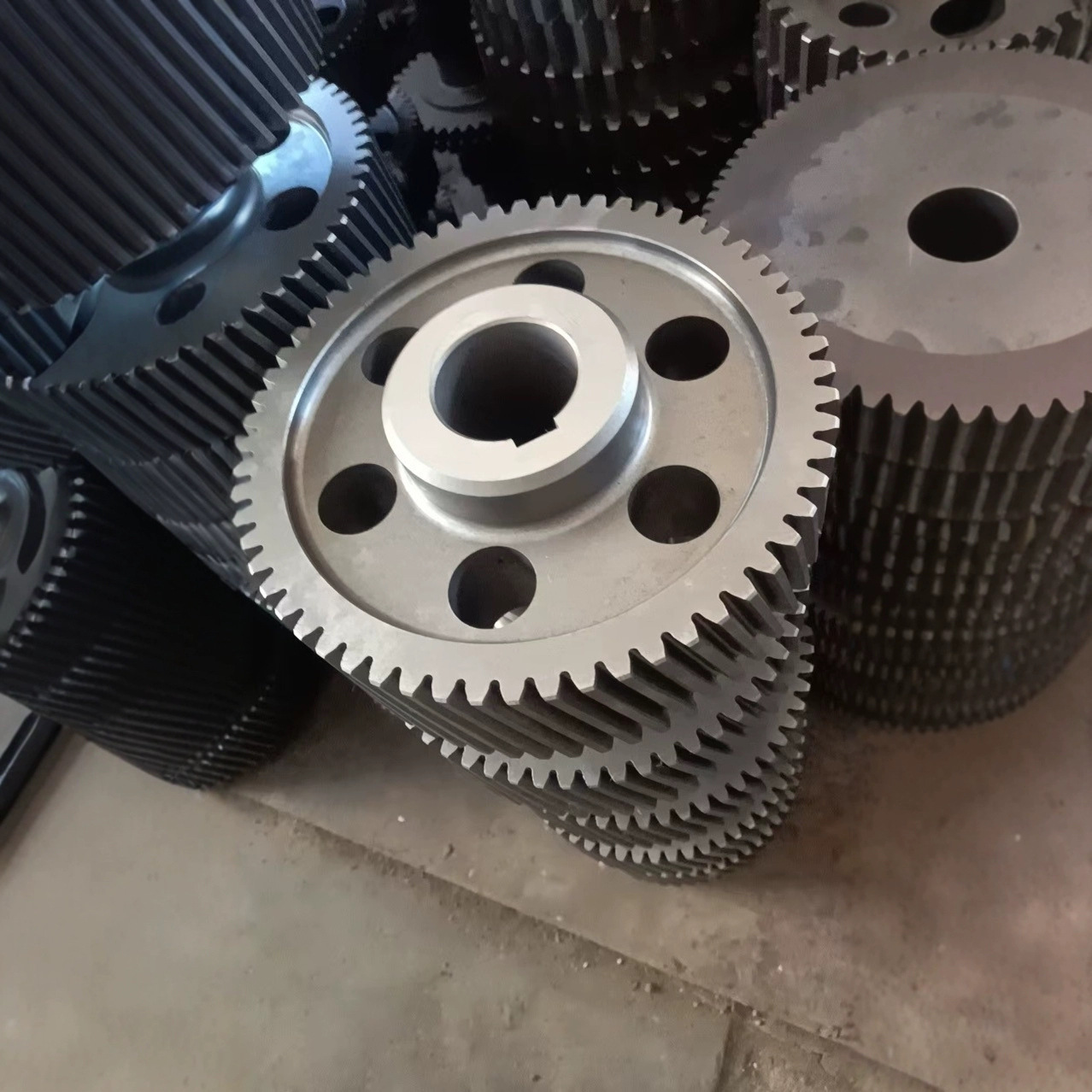 数控车床内齿圈高精度工业机械金属齿圈大型外齿圈大模数齿圈