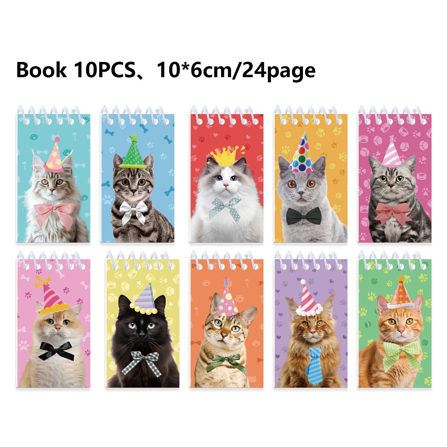 Semanas Sanrio cuaderno de mano de dibujos animados de alto valor de cara cuaderno de bobina cuaderno decoración de fiesta acompañante cuaderno de notas