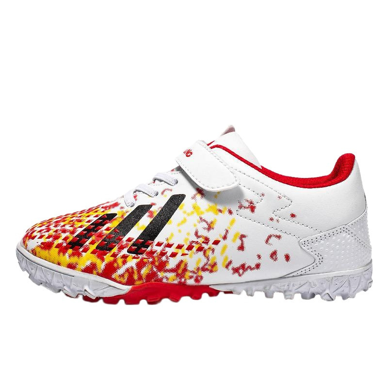 Zapatos de Fútbol Infantiles con Cierre Adhesivo TF para Terreno Firme