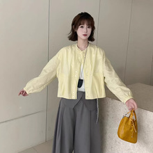 休闲百搭短外套女欧洲站2026年春季新款韩版百搭显瘦防晒夹克上衣