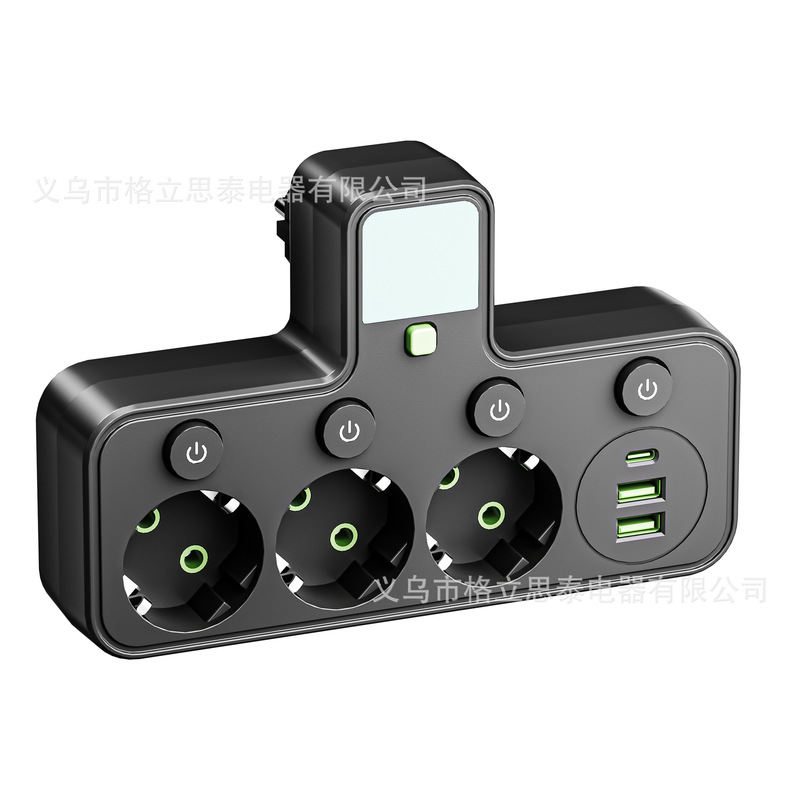 ヨーロッパヨーロッパ標準 1 回転 345 スイッチマルチスイッチ独立スイッチ TYPE-C コンバータ USB ソケット|undefined
