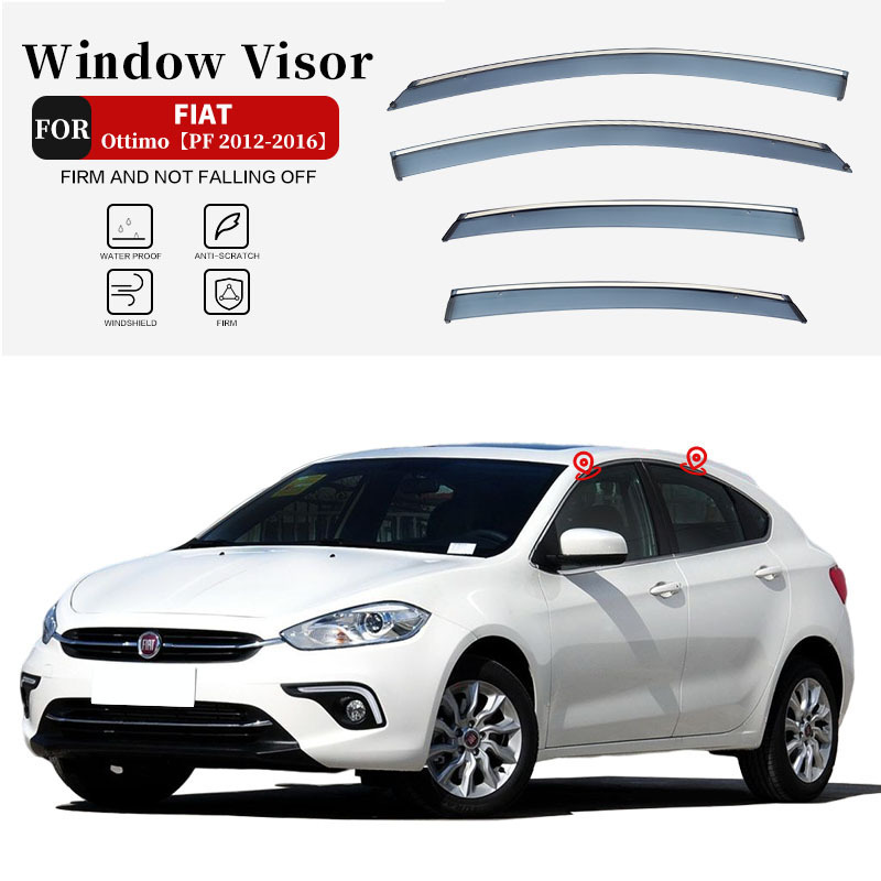 Suitable for Fiat Zhiyue Rain Shield Rearview Mirror Rain Eyebrow Ottimo Window Visor