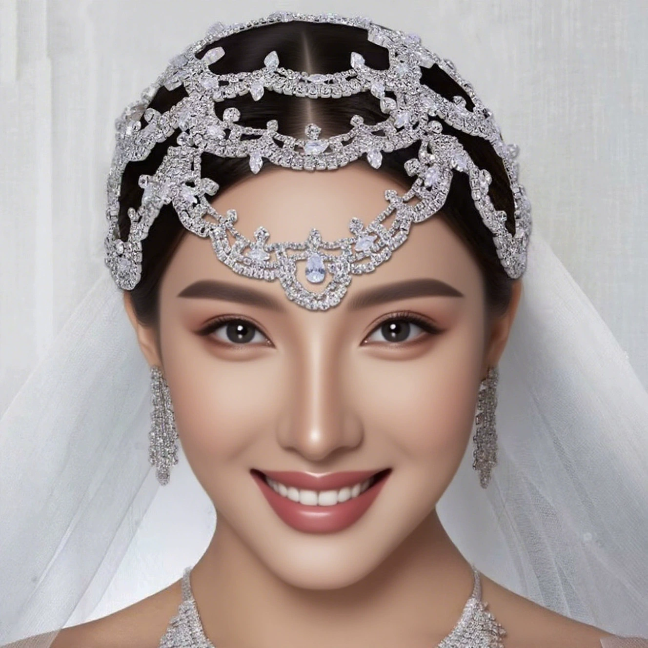 Трансграничная Европа и США экзотические кисточки со стразами великолепные украшения для бровей в виде когтей цепи сварочный головной убор для волос