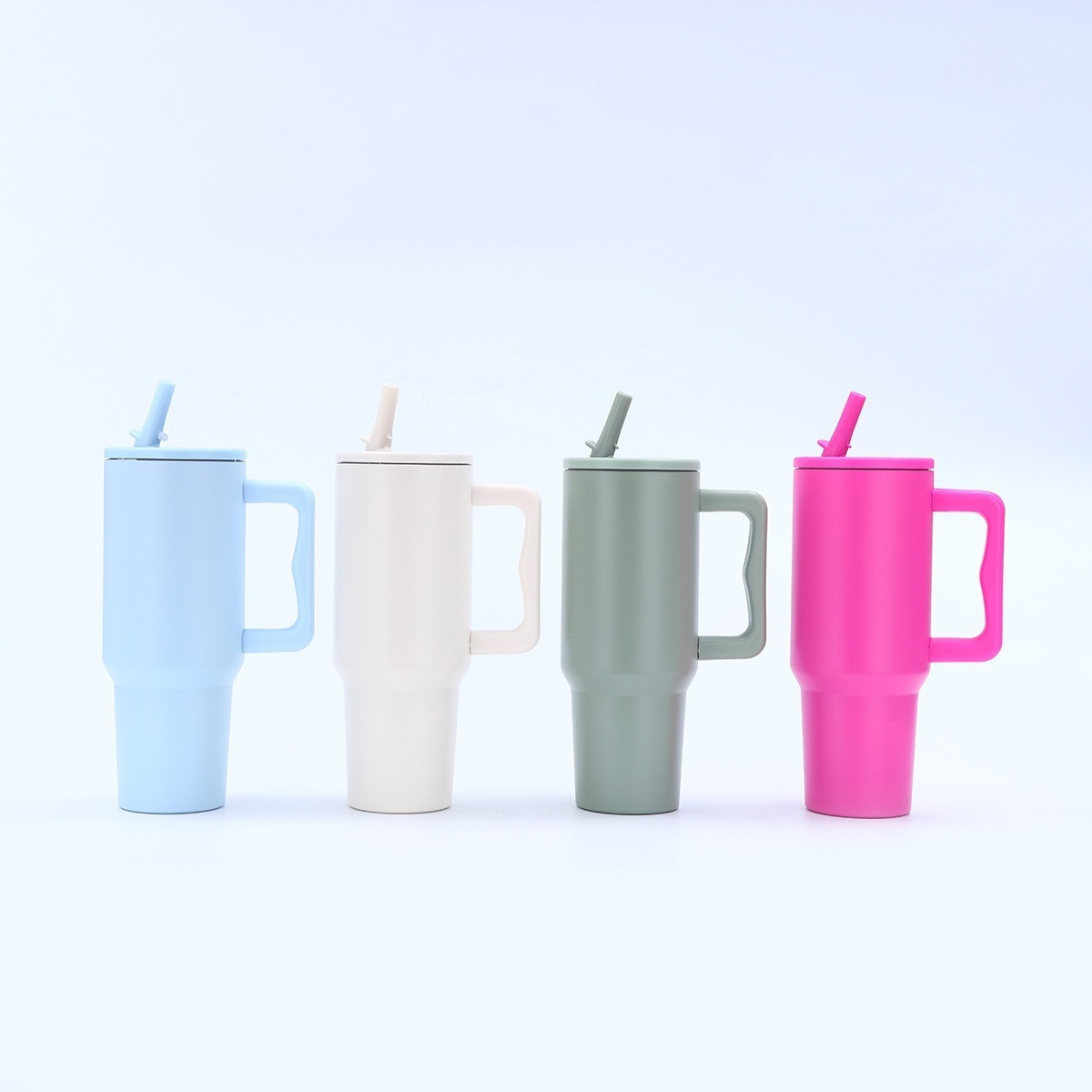 Transfronterizo 40oz taza de automóviles copas de cuatro generaciones de cubierta de boquilla de aislamiento de acero inoxidable fabricantes de tazas de automóviles al por mayor sin