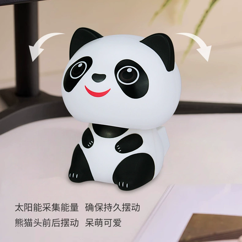 Checkout solar-powered, nail decoration, new collection, panda, for luck, Birthday gift