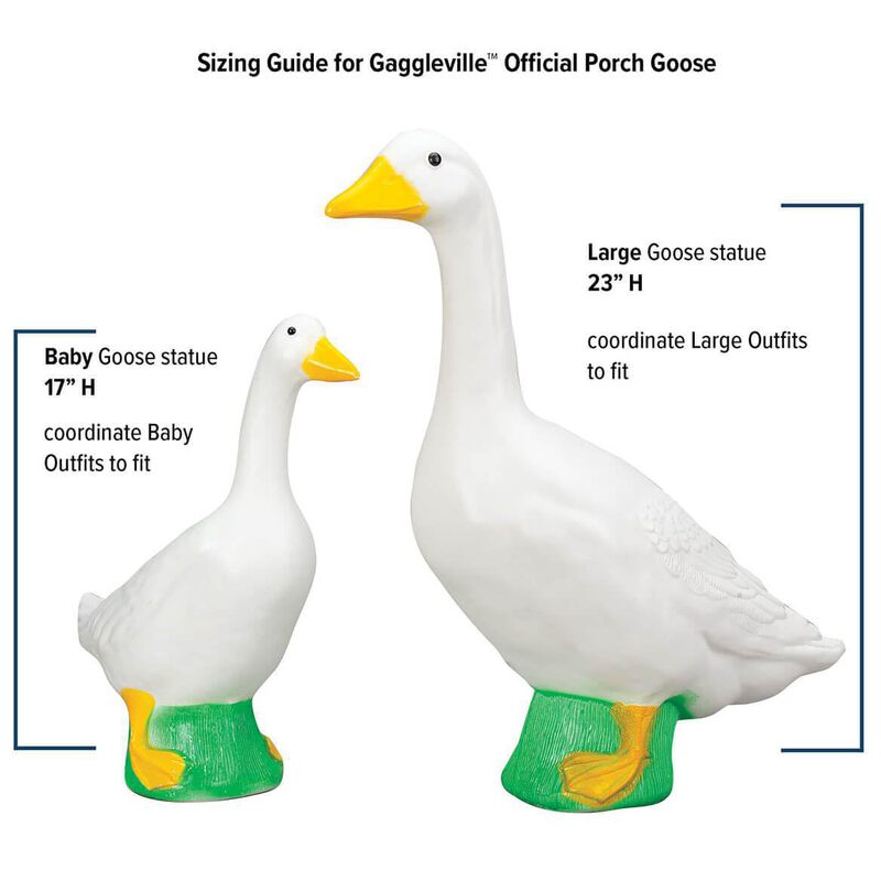 Ghost Goose Outfit门廊鹅万圣节幽灵服装穿搭23英寸鹅服装|undefined