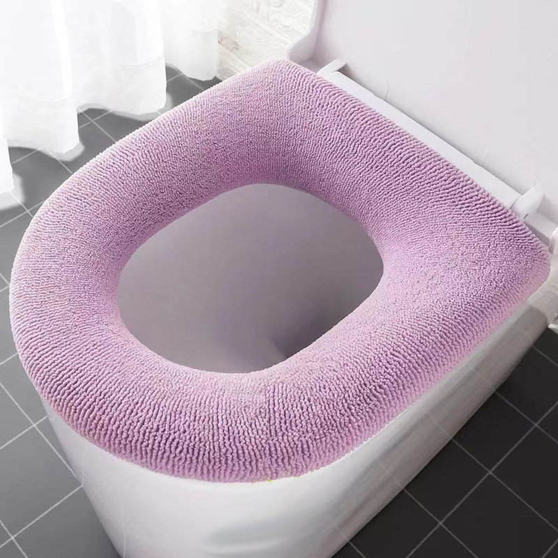 汎用トイレマット座布団は四季を通じて、トイレカバーのニットタイプのトイレ座布団を厚くして、家庭用トイレの輪を洗うことができる|undefined