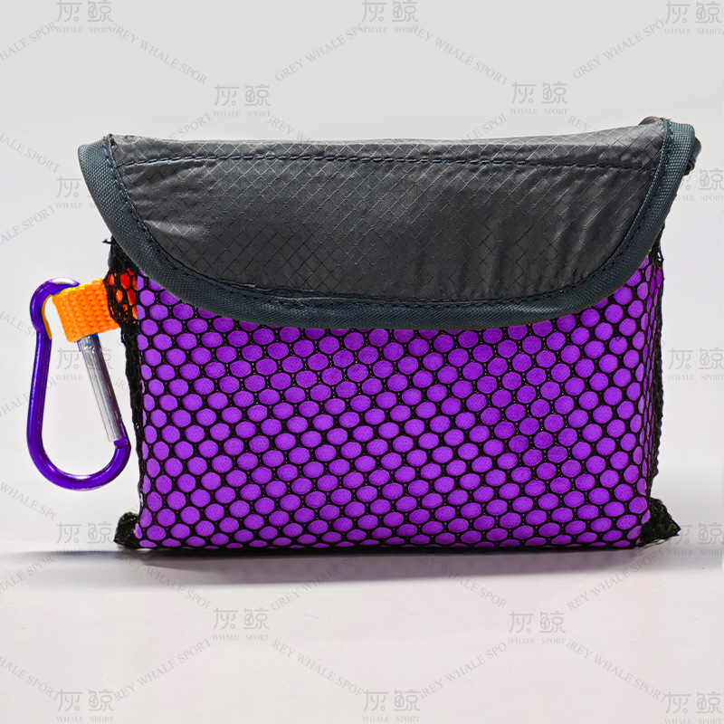 퍼플 나일론 백