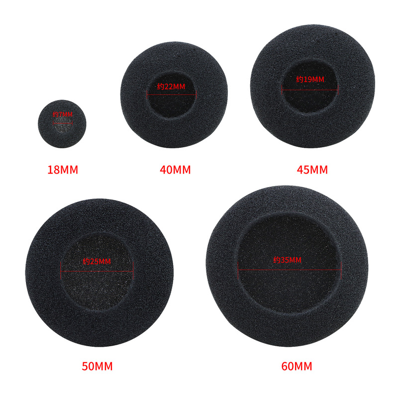 Thickened Dual-Layer 50mm Earpad Foam Suitable for Edifier K550 Ear Cushions and Logitech 960 Ubs Headphones