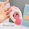 Fuchsia slippers, keychain