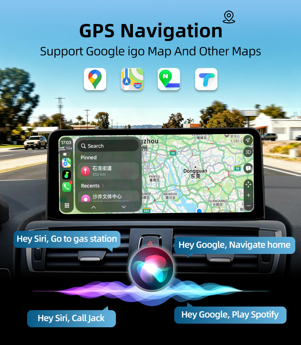Car-Mounted Central Control Large Screen Navigation System Suitable for Bmw 1 Series 2 Series F20 F21 F22 M2 F87 2013-2016