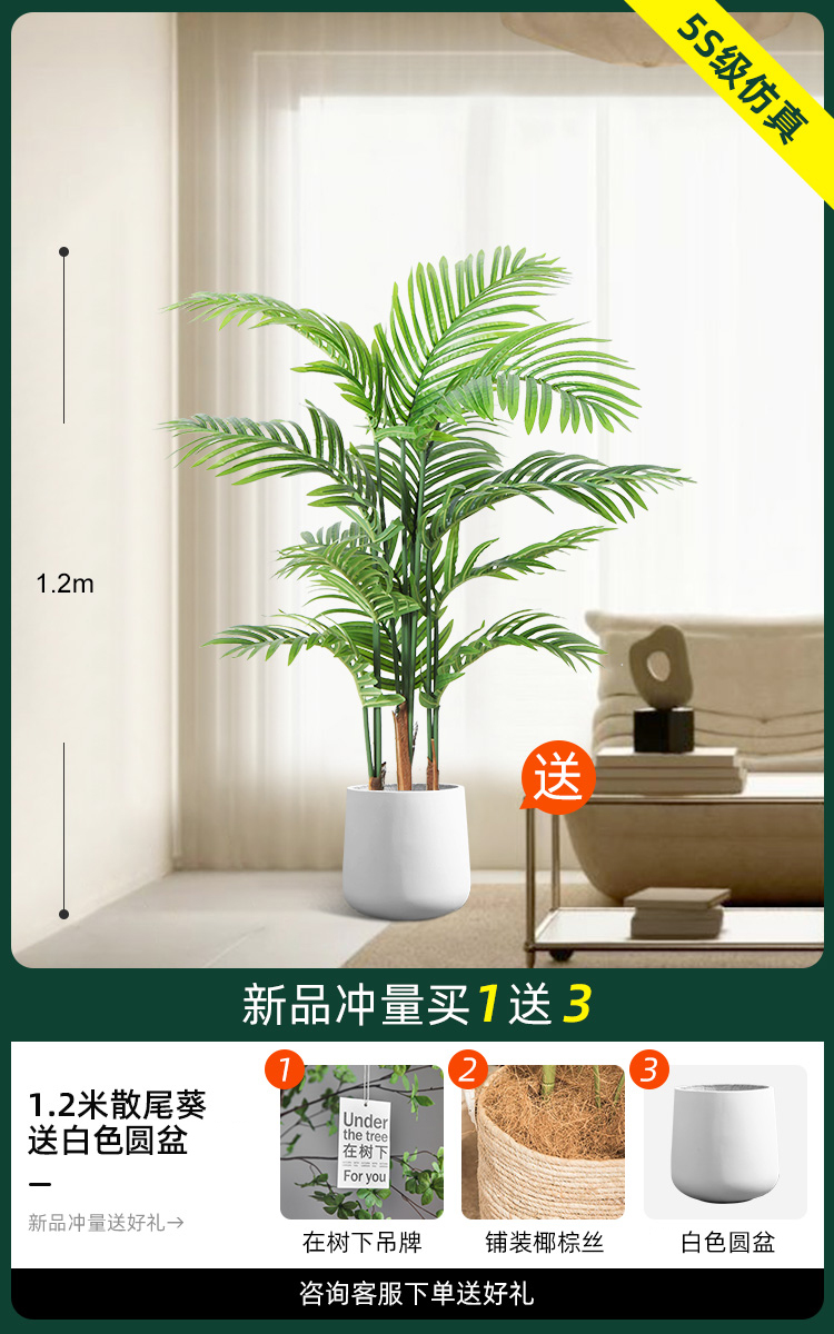 1.2 m 느슨한 말미잘 [흰색 둥근 분지 보내기]]