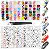 Nail stickers, accessory, set, nail sequins, sticker, new collection, Amazon