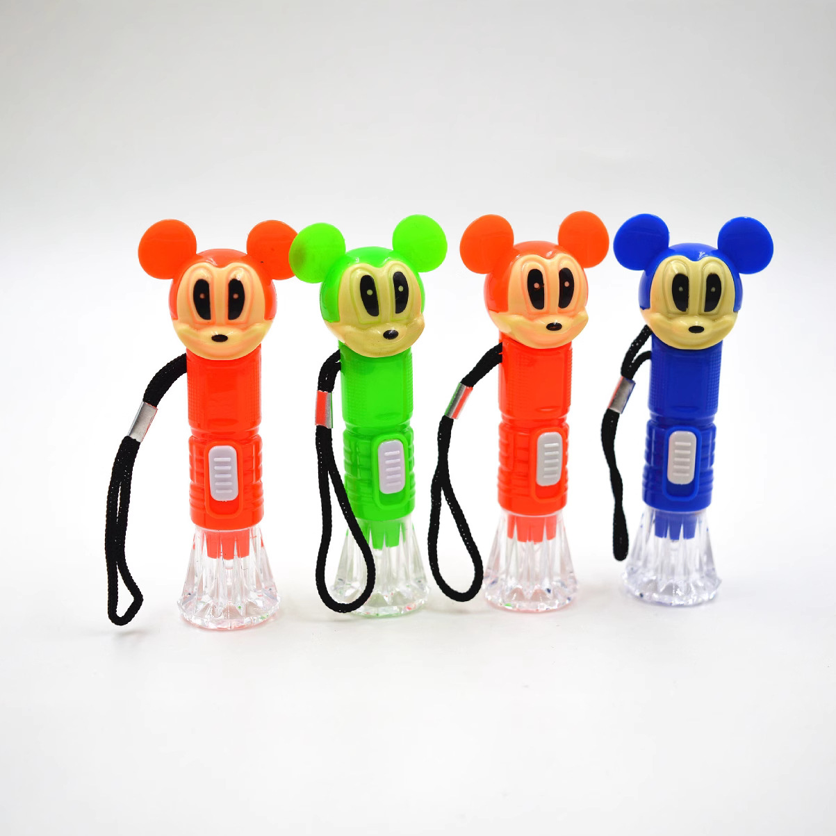 Mini linterna de dibujos animados portátil de los niños pequeños regalo Kindergarten Premio WeChat promoción noche mercado juguete