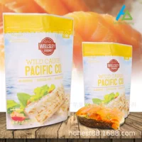 Новый полупрозрачный матовый пакет для упаковки пищевых продуктов для закусок Чай из листьев табака Легкий Шелковый рот Самонесущая сумка на молнии, перерабатываемая 7