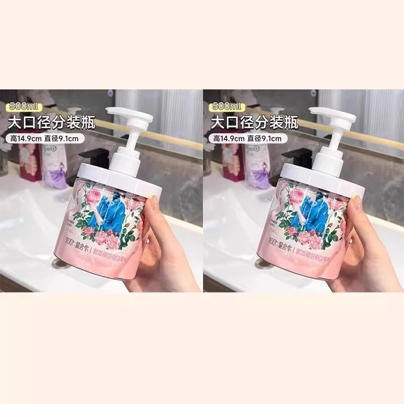 洗濯洗剤詰め替えボトル プレスボトル 大容量洗濯洗剤詰め替え専用大口径空ボトル保存ボトル|undefined