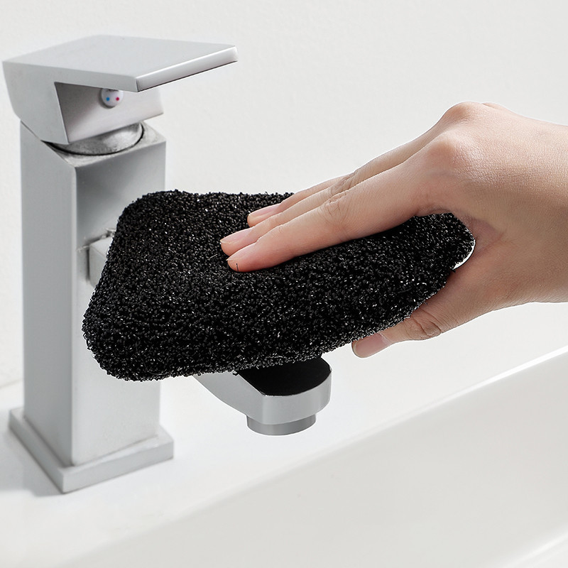 Japanese-style kitchen sink bathroom faucet scale water stains strong decontamination cleaning stainless steel tile cleaning brush