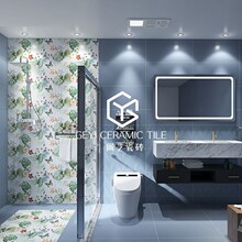 北欧全瓷马卡龙瓷砖400X800网红哑光客厅洗手间浴室防滑地砖墙砖