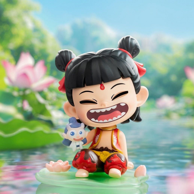 泡泡玛特盲盒哪吒之魔童闹海系列手办公仔车载摆件潮玩具一件包邮|undefined