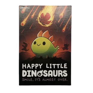 Cross-border hot English Happy little Dinosaurs Happy little dinosaur board game chess card game